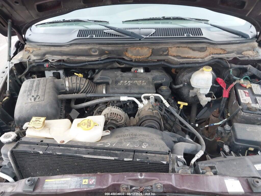 3D7KS28D05G772013 2005 DODGE RAM 2500 photo no. 10