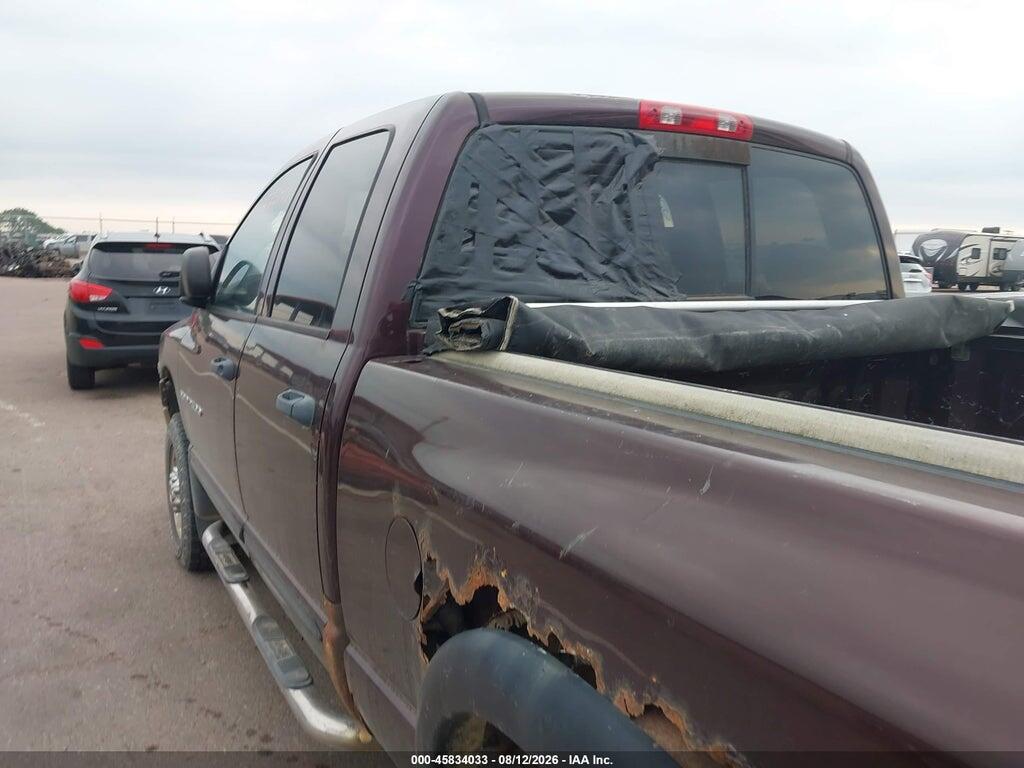 3D7KS28D05G772013 2005 DODGE RAM 2500 photo no. 6