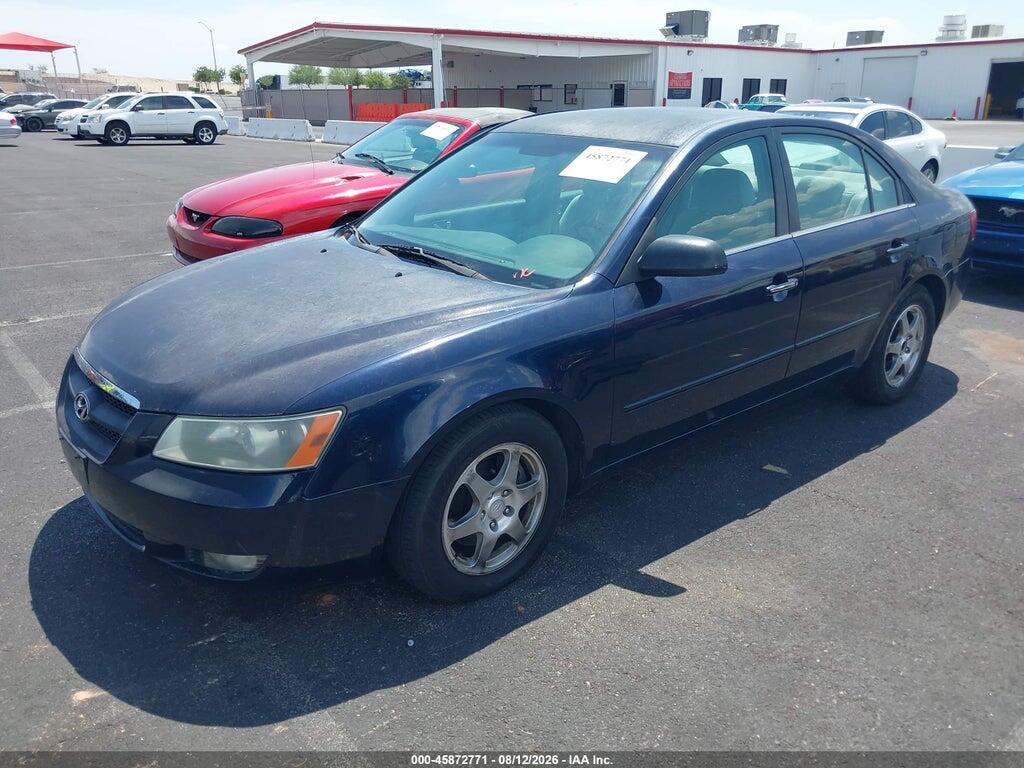 5NPEU46F56H149562 2006 HYUNDAI SONATA photo no. 2