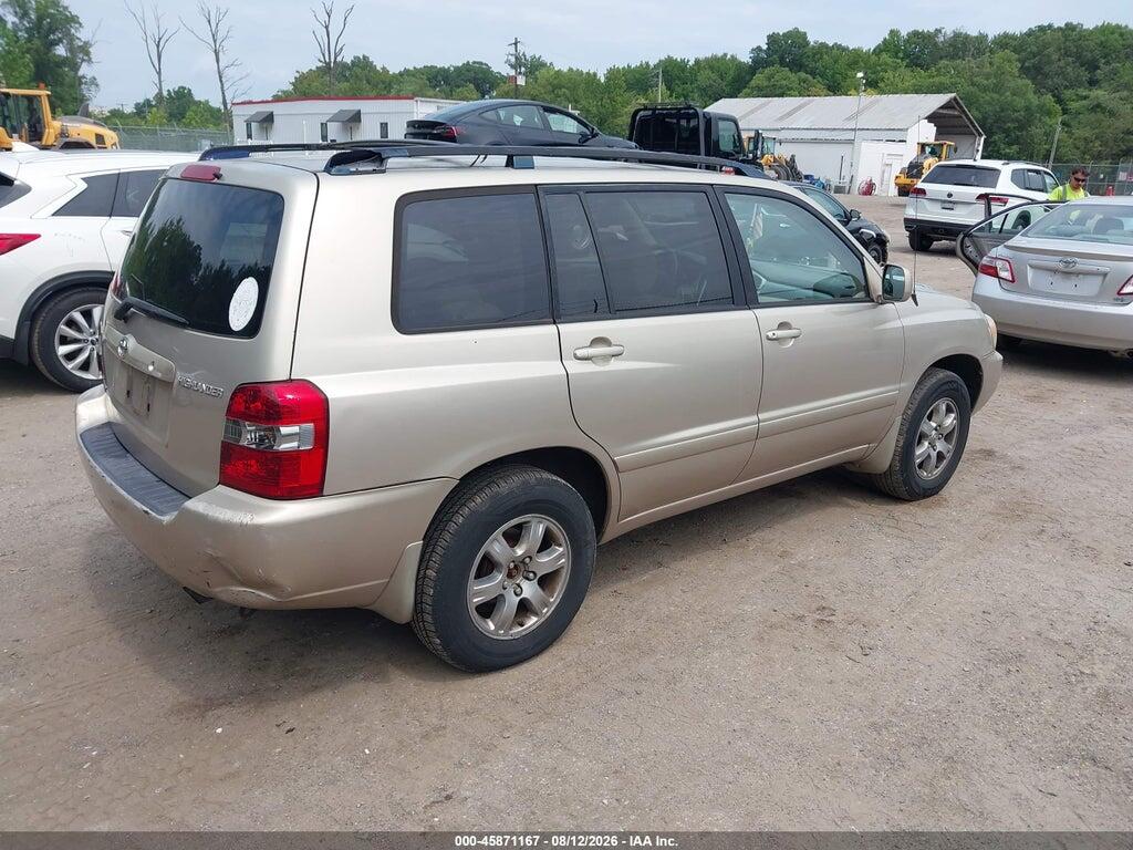 JTEEP21A260163628 2006 TOYOTA HIGHLANDER photo no. 4