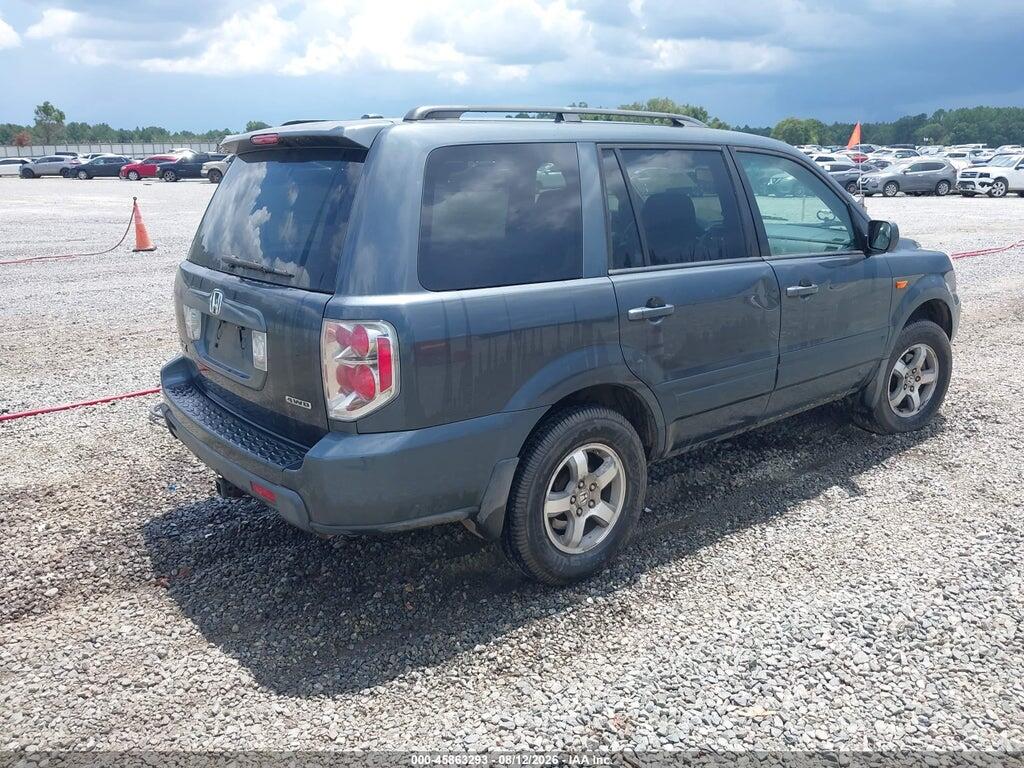 2HKYF18586H548444 2006 HONDA PILOT photo no. 4