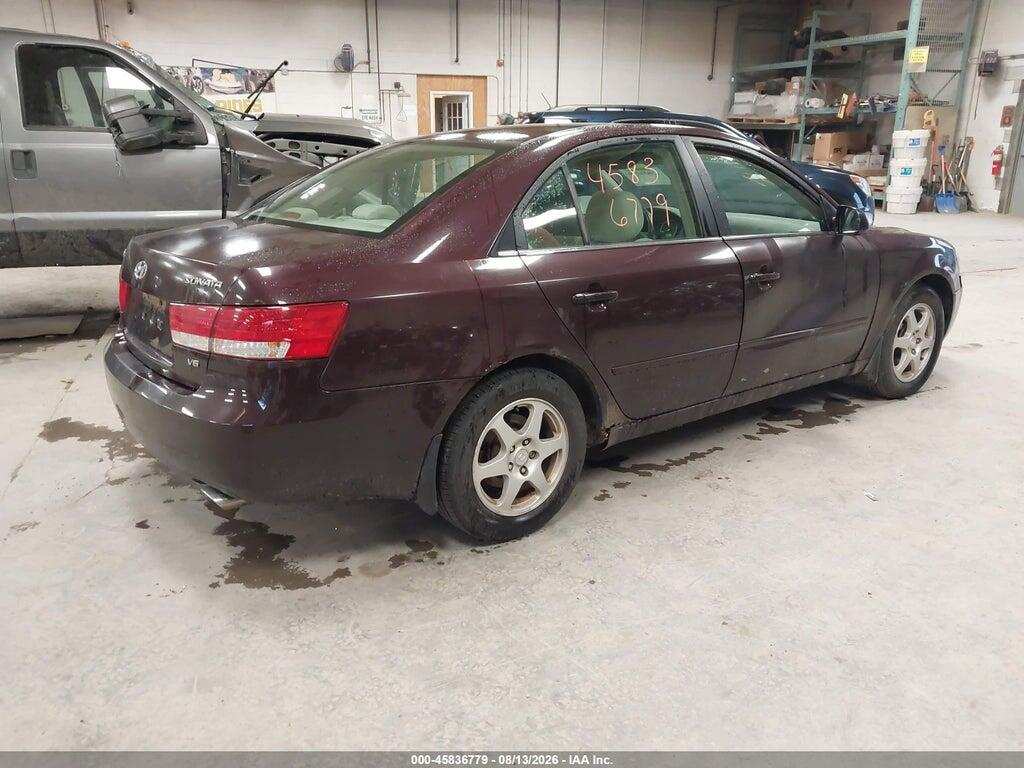 5NPEU46F86H038620 2006 HYUNDAI SONATA photo no. 4
