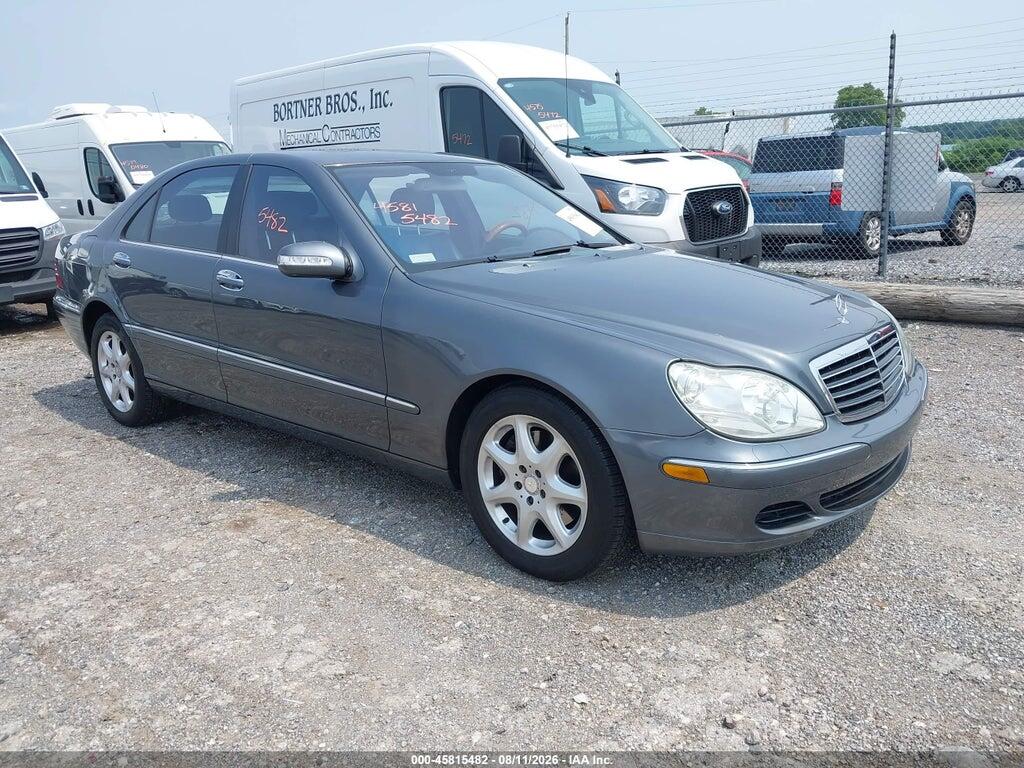 2006 MERCEDES-BENZ S 500 WDBNG84J16A480778
