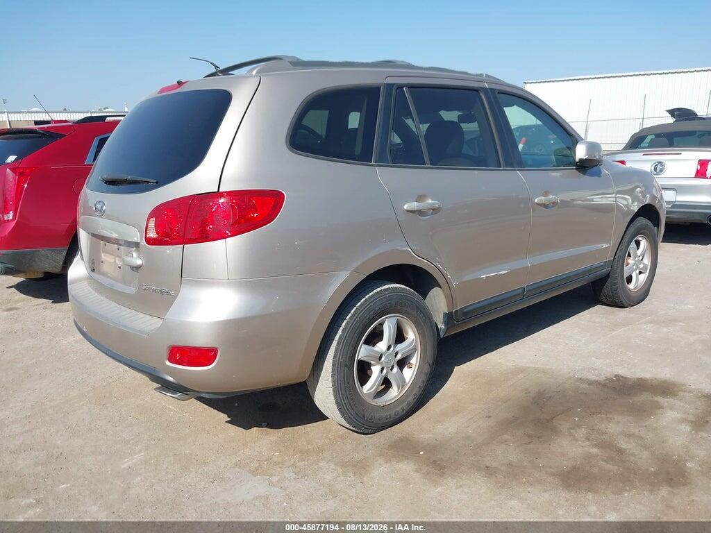 5NMSG13D67H060965 2007 HYUNDAI SANTA FE photo no. 4
