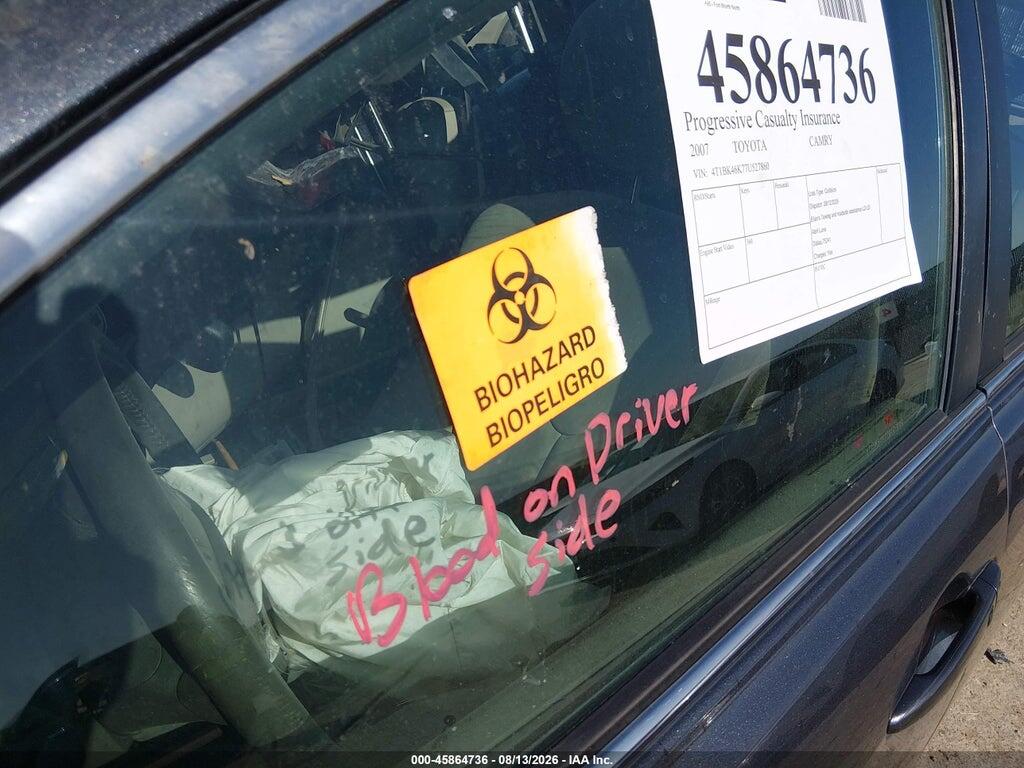 4T1BK46K77U527860 2007 TOYOTA CAMRY photo no. 6