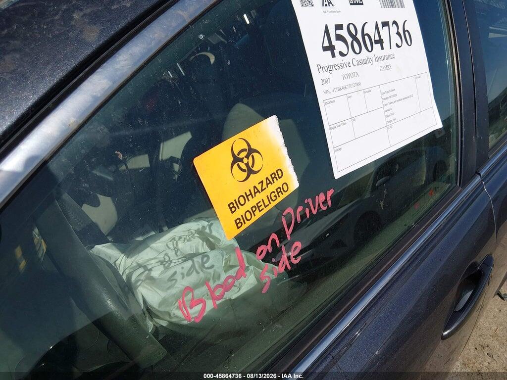 4T1BK46K77U527860 2007 TOYOTA CAMRY photo no. 7