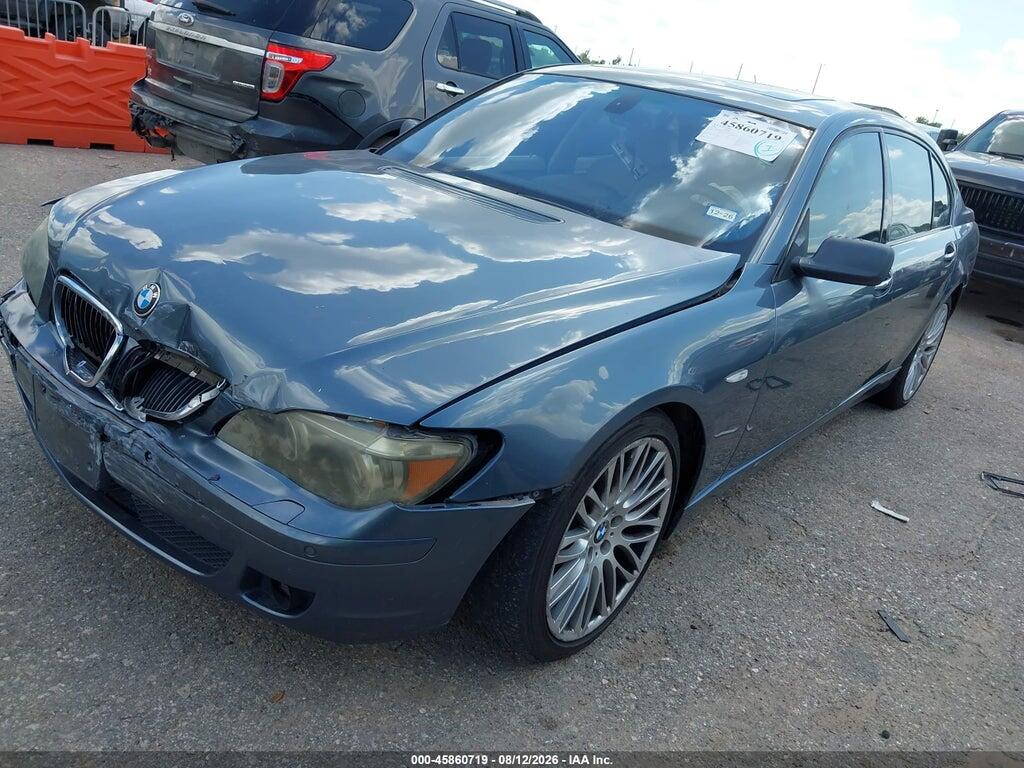 WBAHN83557DT66272 2007 BMW 750LI photo no. 2