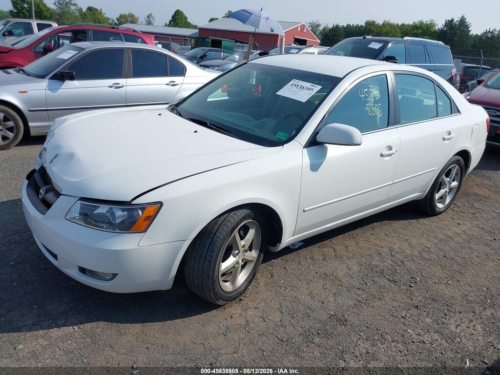 5NPEU46F37H218265 2007 HYUNDAI SONATA photo no. 2