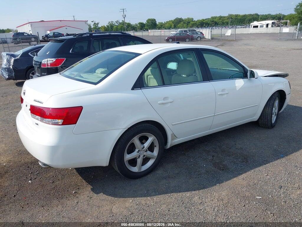 5NPEU46F37H218265 2007 HYUNDAI SONATA photo no. 4