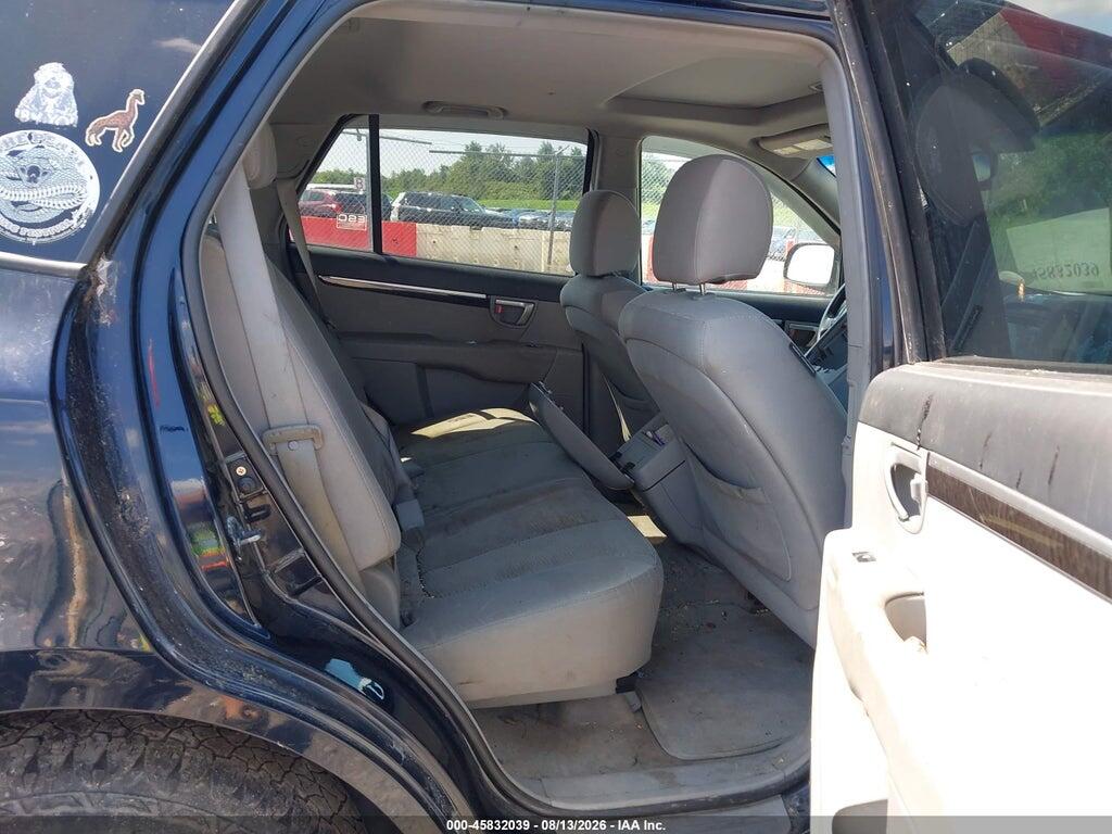 5NMSG13D17H111546 2007 HYUNDAI SANTA FE photo no. 8