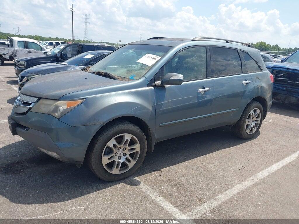 2HNYD28358H502800 2008 ACURA MDX photo no. 12