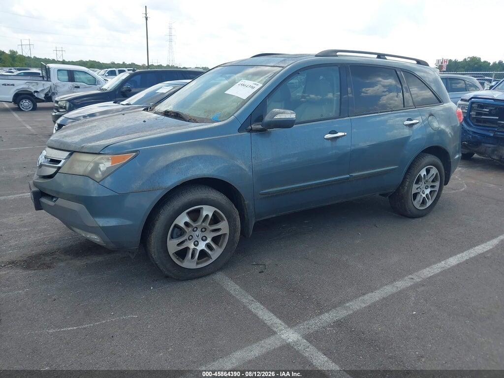 2HNYD28358H502800 2008 ACURA MDX photo no. 2