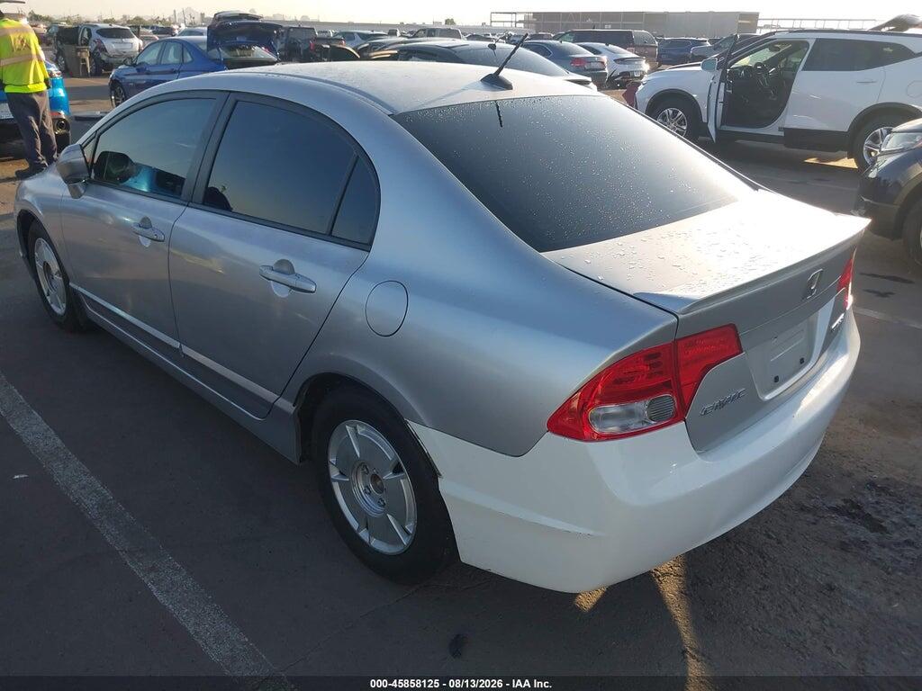 JHMFA36238S009646 2008 HONDA CIVIC HYBRID photo no. 3