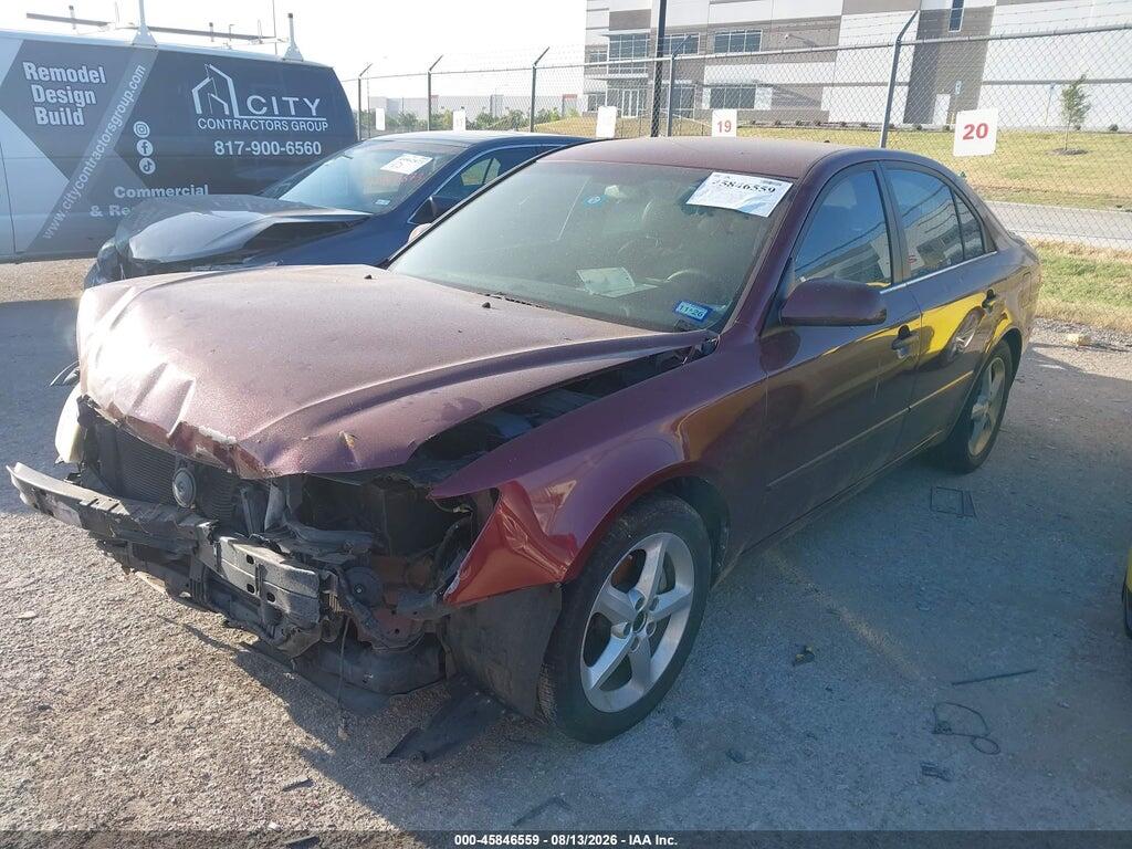 5NPEU46F59H455794 2009 HYUNDAI SONATA photo no. 2