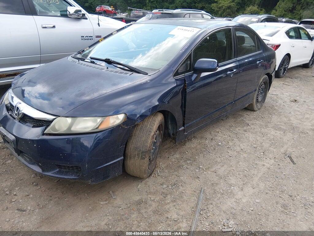 2HGFA16819H509437 2009 HONDA CIVIC photo no. 2