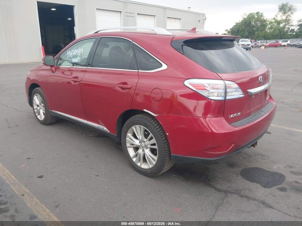 JTJBC1BA7A2004772 2010 LEXUS RX 450H photo no. 3