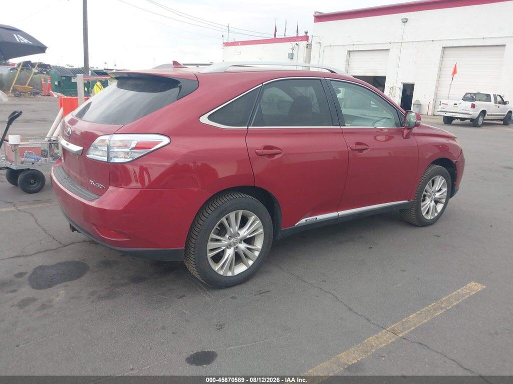 JTJBC1BA7A2004772 2010 LEXUS RX 450H photo no. 4