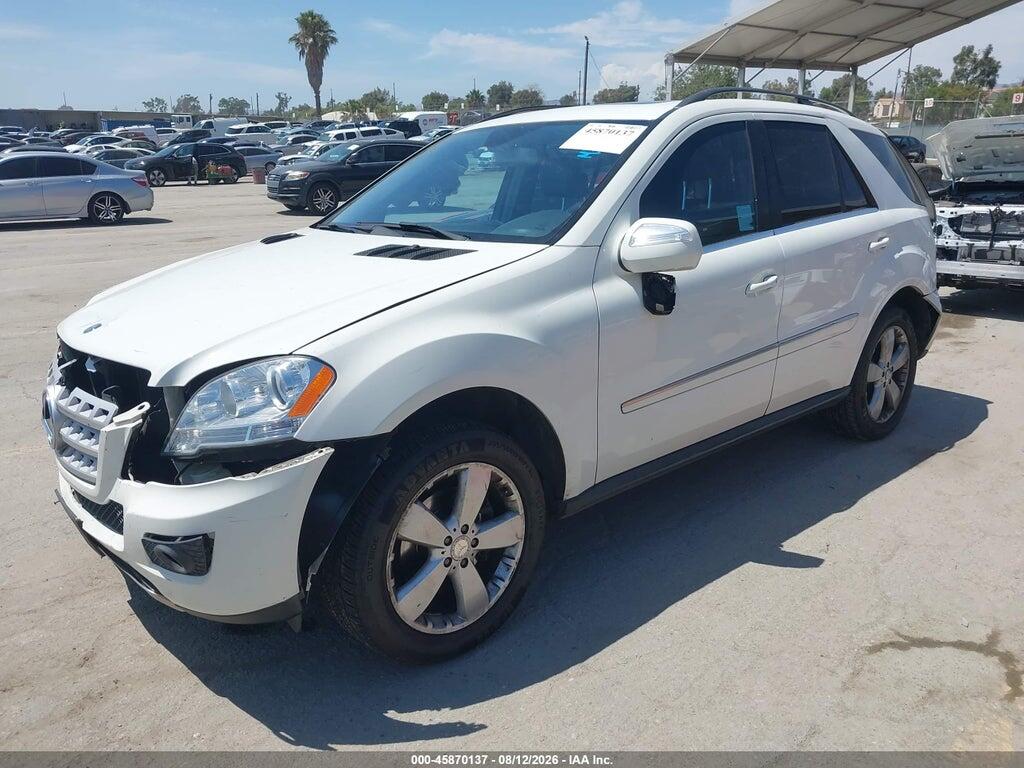 4JGBB5GB5AA535243 2010 MERCEDES-BENZ ML 350 photo no. 2