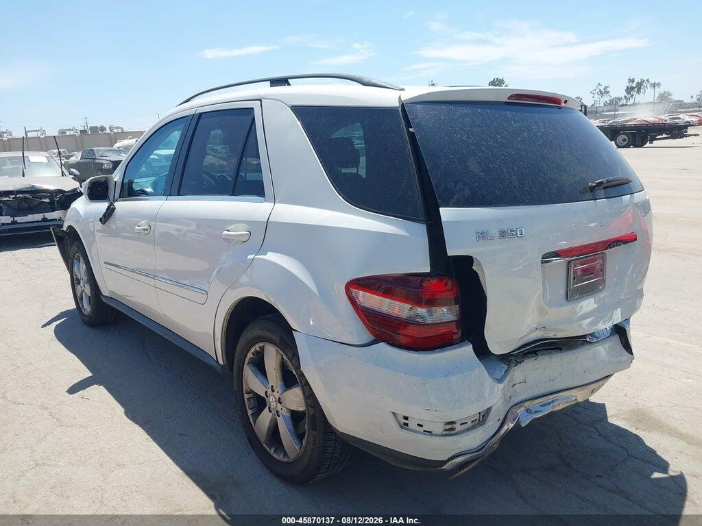 4JGBB5GB5AA535243 2010 MERCEDES-BENZ ML 350 photo no. 3