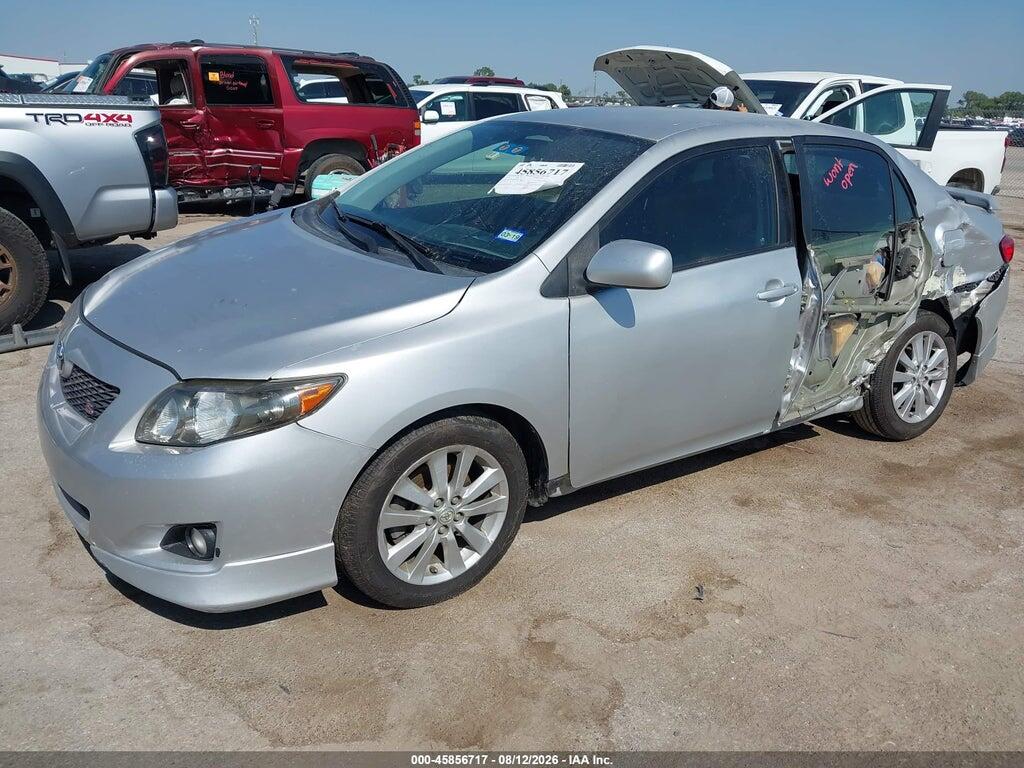1NXBU4EE6AZ356743 2010 TOYOTA COROLLA photo no. 2