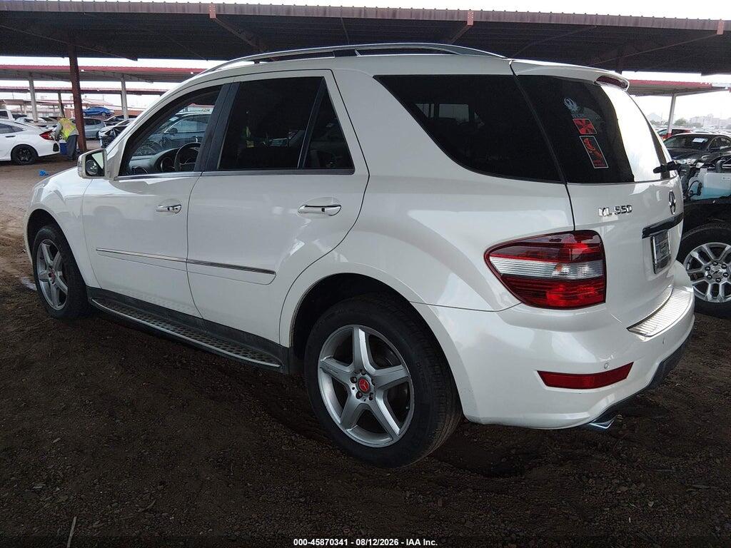 4JGBB7CBXBA661715 2011 MERCEDES-BENZ ML 550 photo no. 3