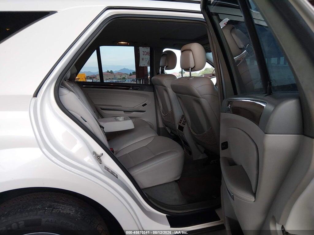 4JGBB7CBXBA661715 2011 MERCEDES-BENZ ML 550 photo no. 8