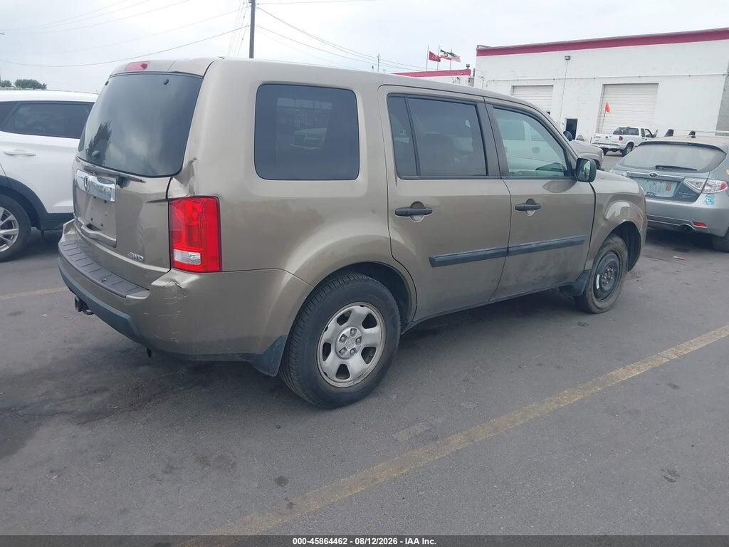 5FNYF4H21BB019238 2011 HONDA PILOT photo no. 4
