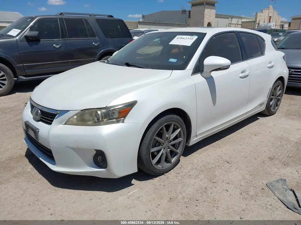 JTHKD5BH1B2026478 2011 LEXUS CT 200H photo no. 2