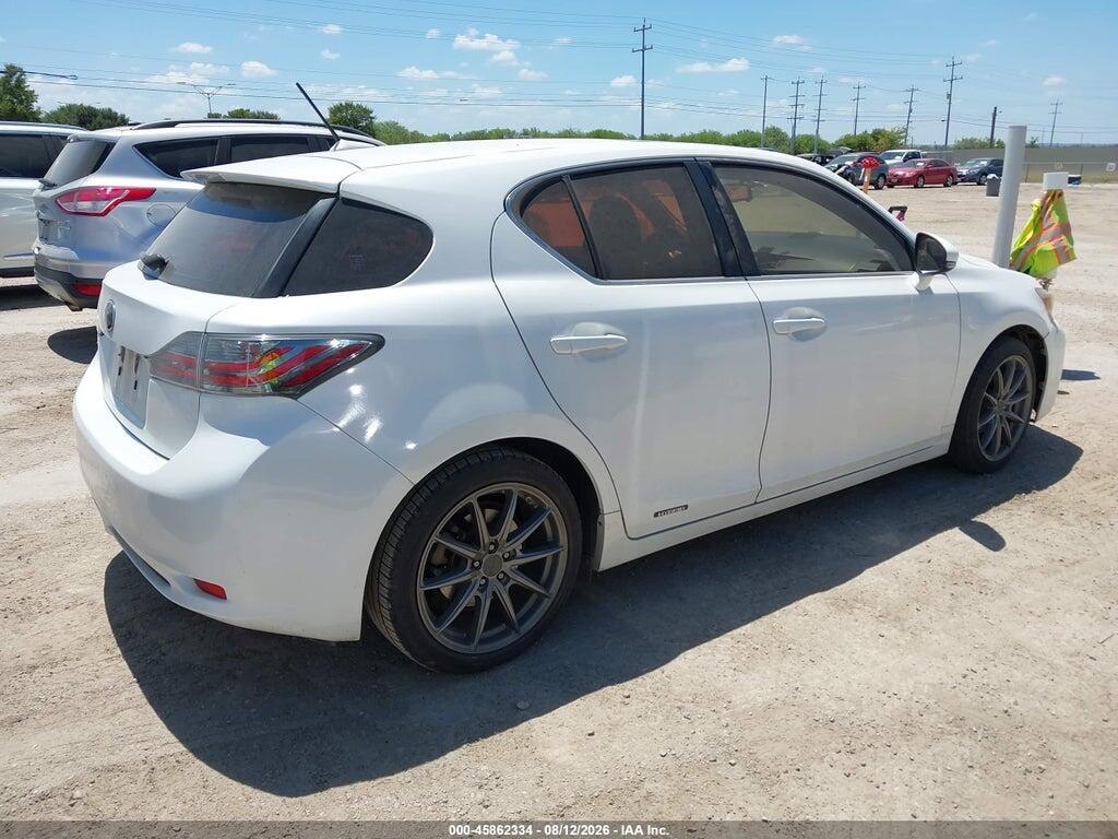 JTHKD5BH1B2026478 2011 LEXUS CT 200H photo no. 4