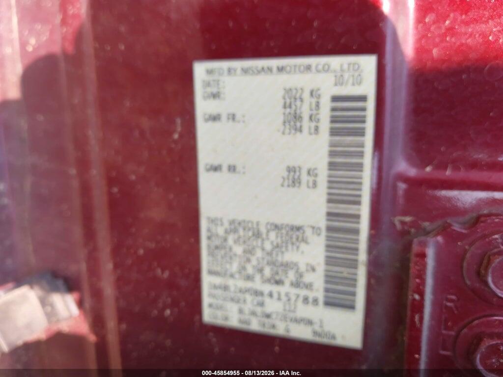 1N4BL2AP0BN415788 2011 NISSAN ALTIMA photo no. 9
