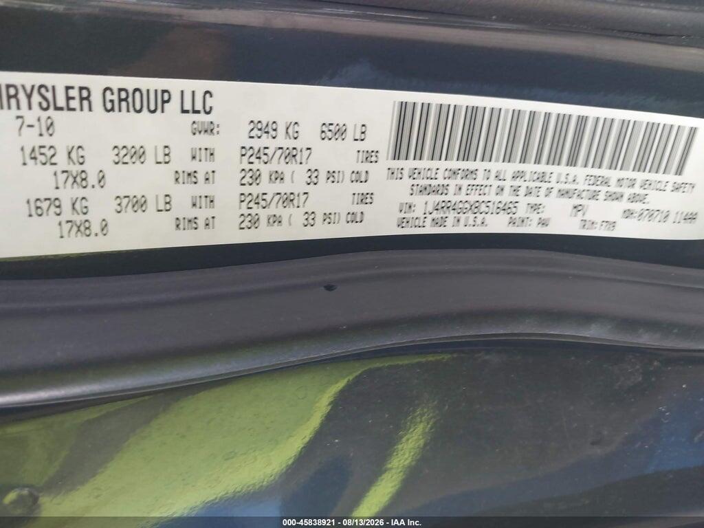 1J4RR4GGXBC516465 2011 JEEP GRAND CHEROKEE photo no. 9