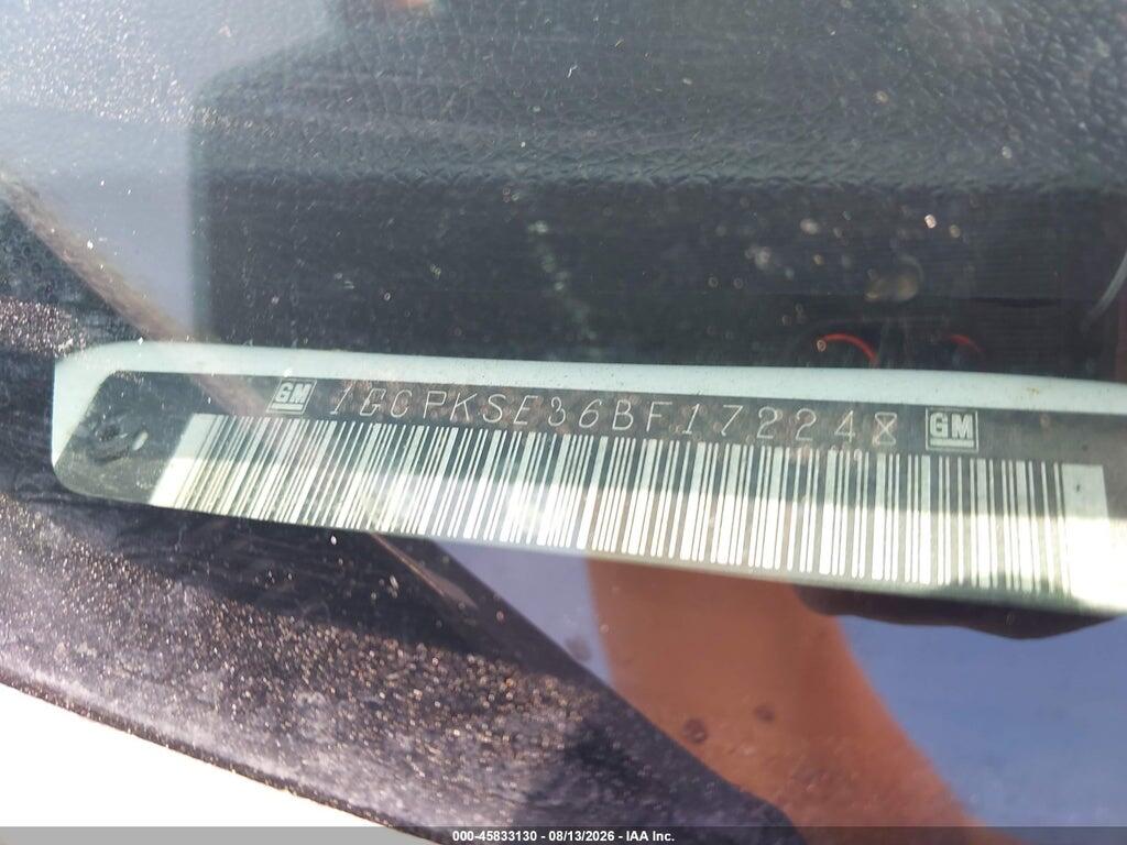 1GCPKSE36BF172248 2011 CHEVROLET SILVERADO 1500 photo no. 9