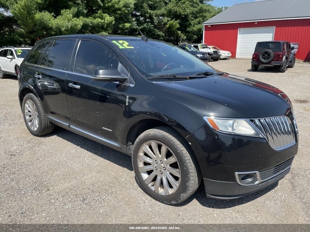 2LMDJ6JK2CBL14995 2012 LINCOLN MKX photo no. 1