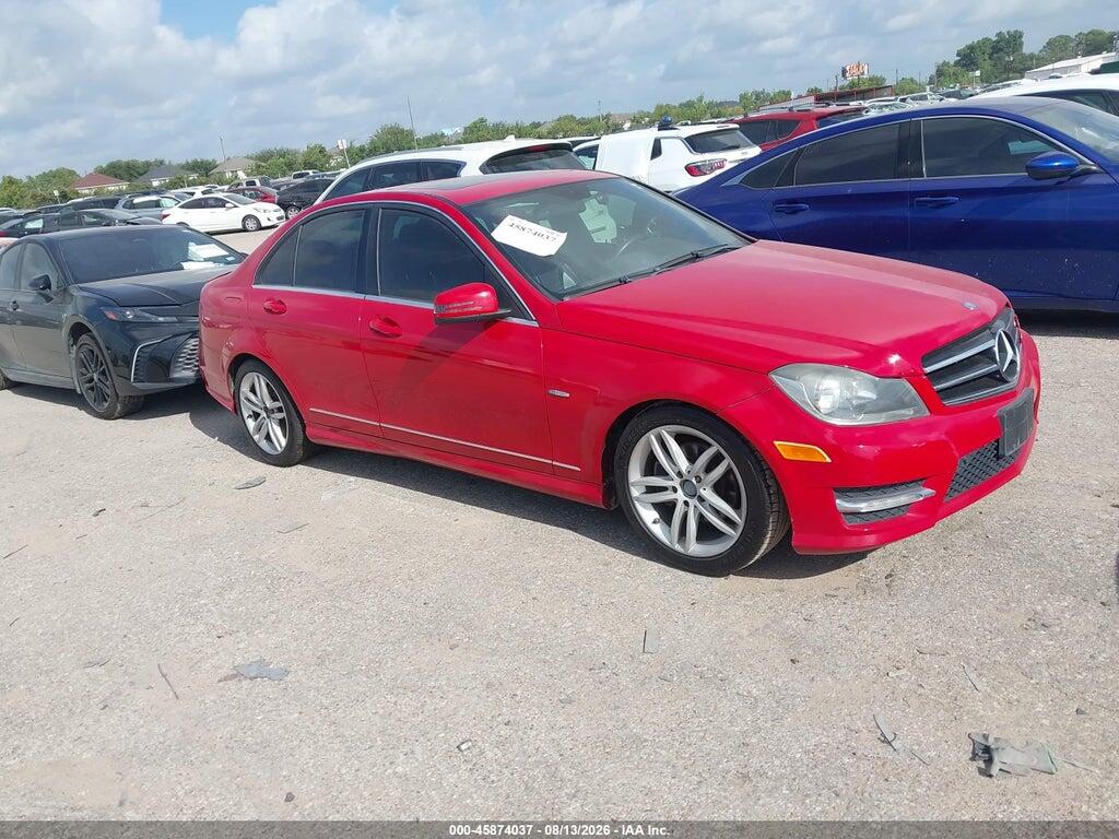WDDGF4HB3CA648141 2012 MERCEDES-BENZ C 250 photo no. 1