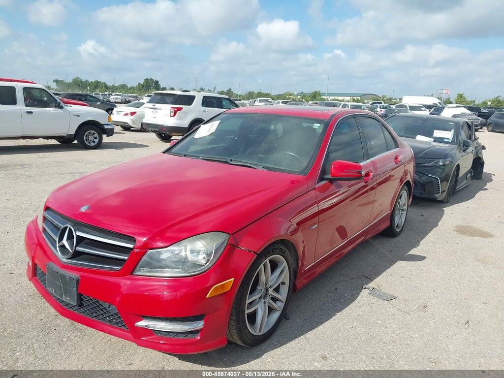 WDDGF4HB3CA648141 2012 MERCEDES-BENZ C 250 photo no. 2