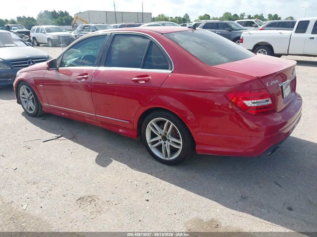 WDDGF4HB3CA648141 2012 MERCEDES-BENZ C 250 photo no. 3