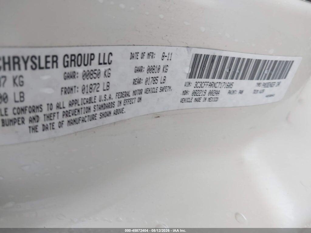 3C3CFFARXCT171605 2012 FIAT 500 photo no. 9