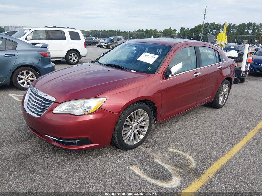 1C3CCBCGXCN139945 2012 CHRYSLER 200 photo no. 2