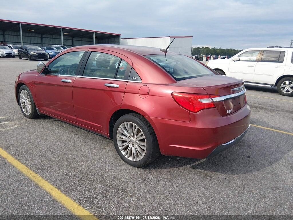 1C3CCBCGXCN139945 2012 CHRYSLER 200 photo no. 3