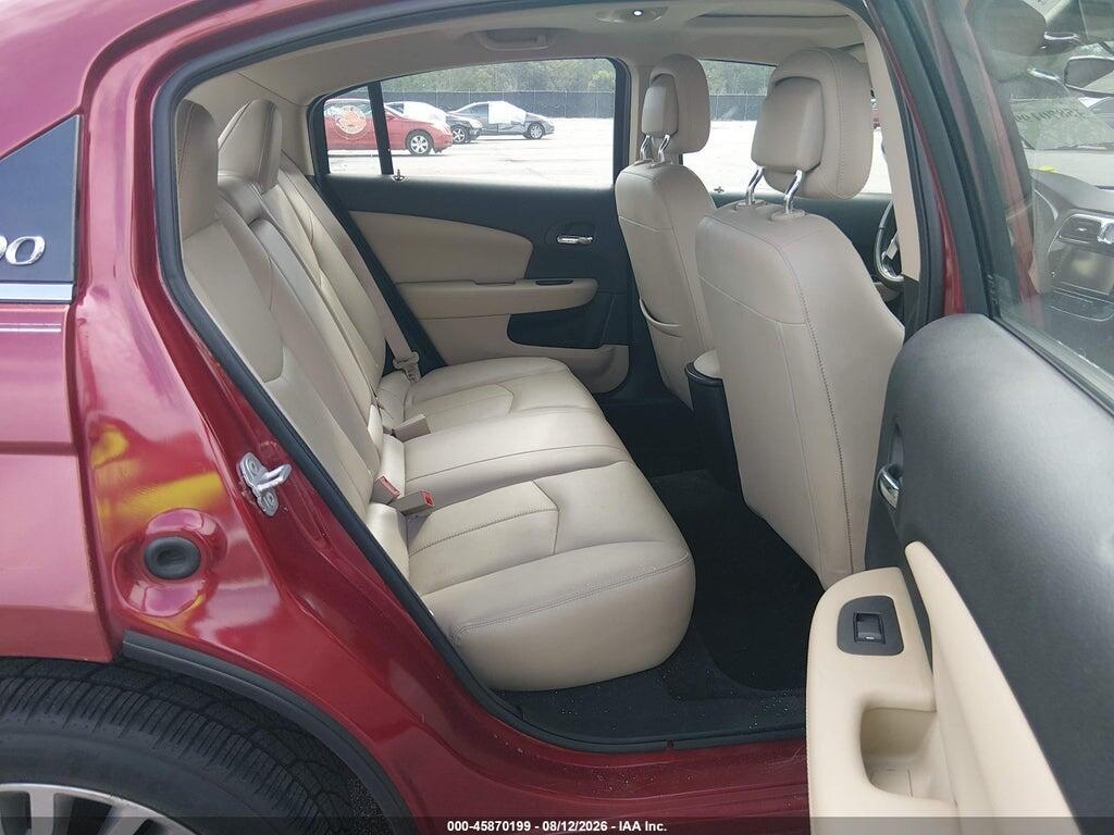 1C3CCBCGXCN139945 2012 CHRYSLER 200 photo no. 8