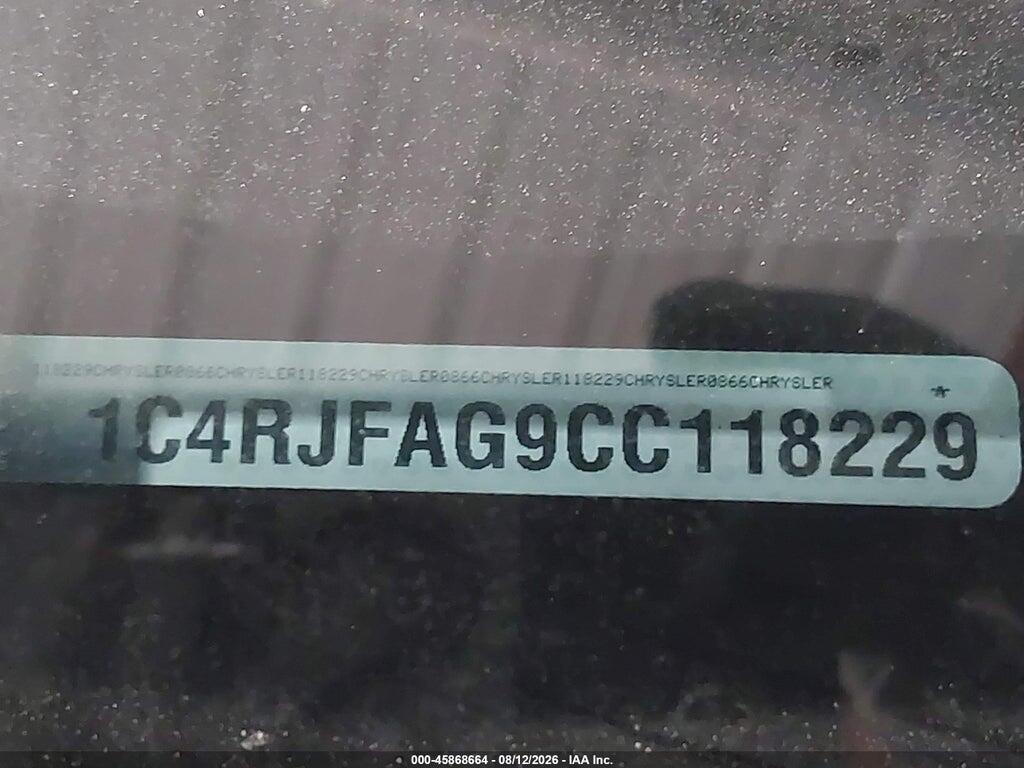 1C4RJFAG9CC118229 2012 JEEP GRAND CHEROKEE photo no. 9