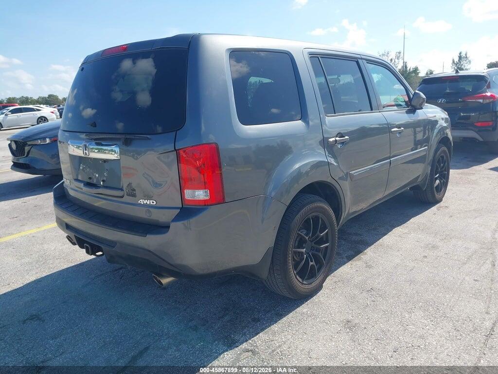 5FNYF4H41CB050184 2012 HONDA PILOT photo no. 4