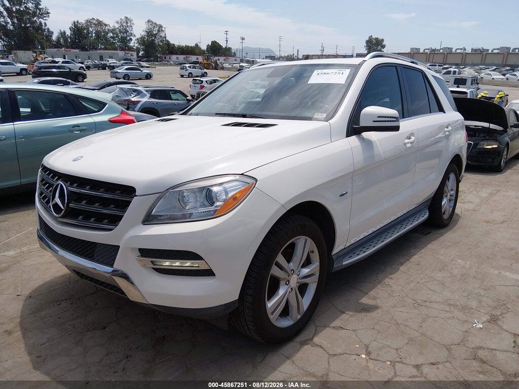 4JGDA5HB0CA017604 2012 MERCEDES-BENZ ML 350 photo no. 2