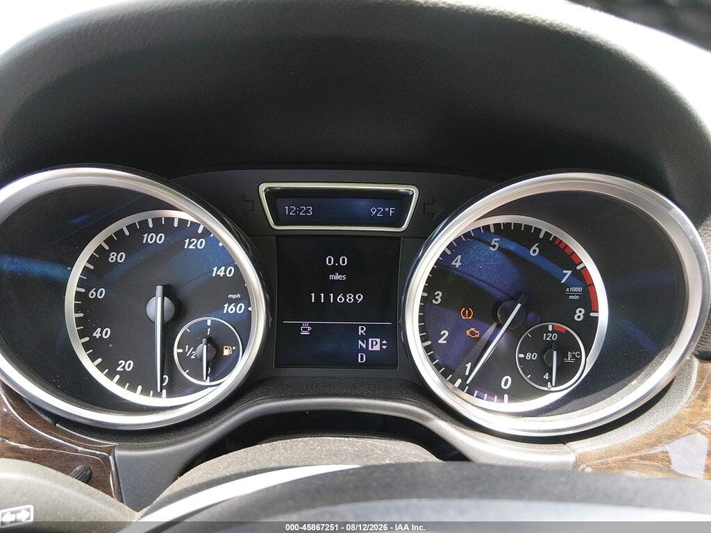 4JGDA5HB0CA017604 2012 MERCEDES-BENZ ML 350 photo no. 7