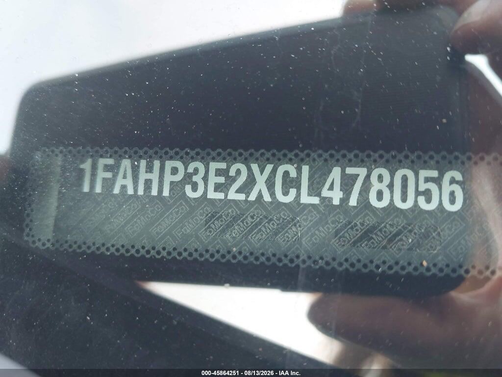 1FAHP3E2XCL478056 2012 FORD FOCUS photo no. 9