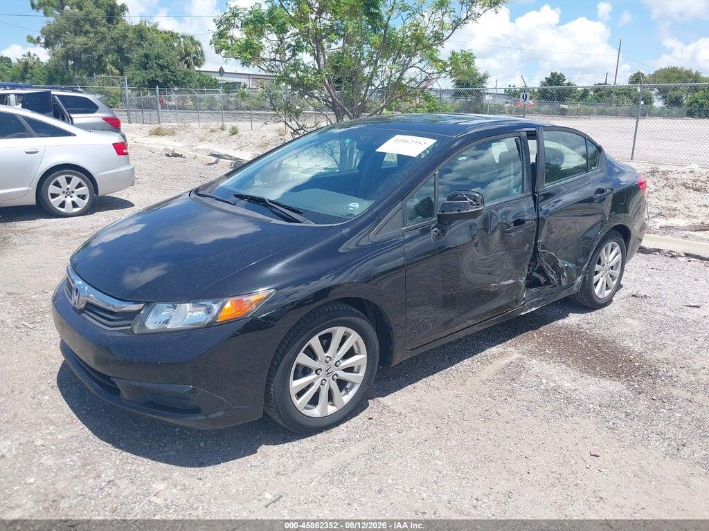 19XFB2F84CE002620 2012 HONDA CIVIC photo no. 2