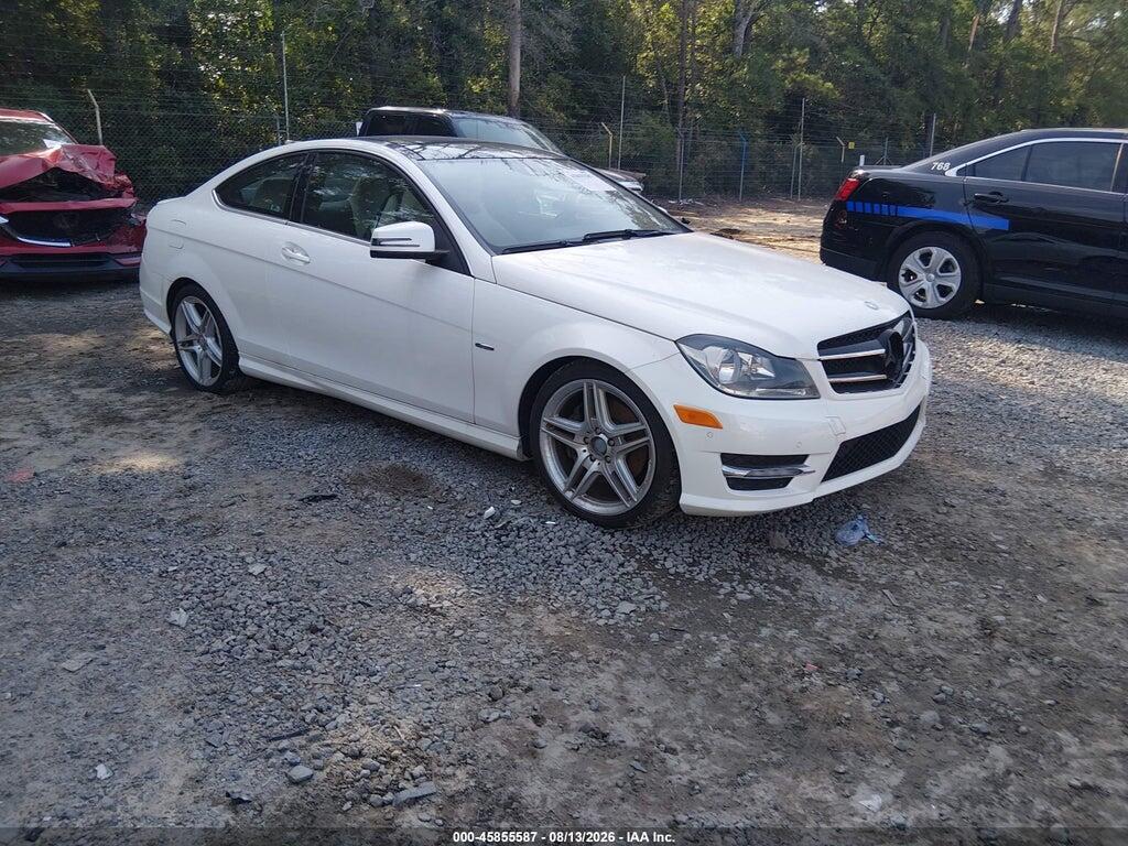 WDDGJ8JB1CF894883 2012 MERCEDES-BENZ C 350 photo no. 1