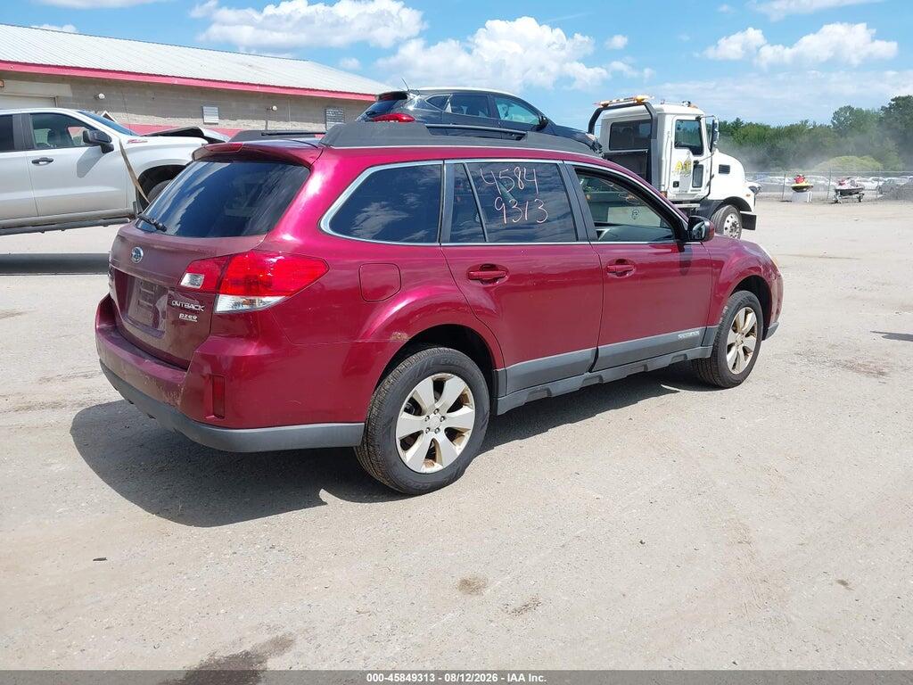 4S4BRBCC1C3266934 2012 SUBARU OUTBACK photo no. 4