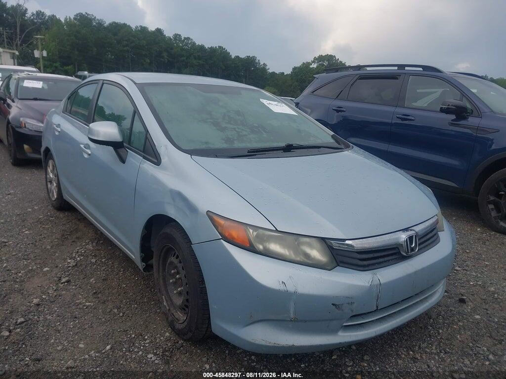 19XFB2F51CE078169 2012 HONDA CIVIC photo no. 1