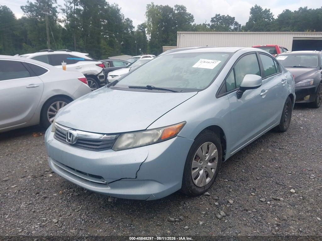 19XFB2F51CE078169 2012 HONDA CIVIC photo no. 2